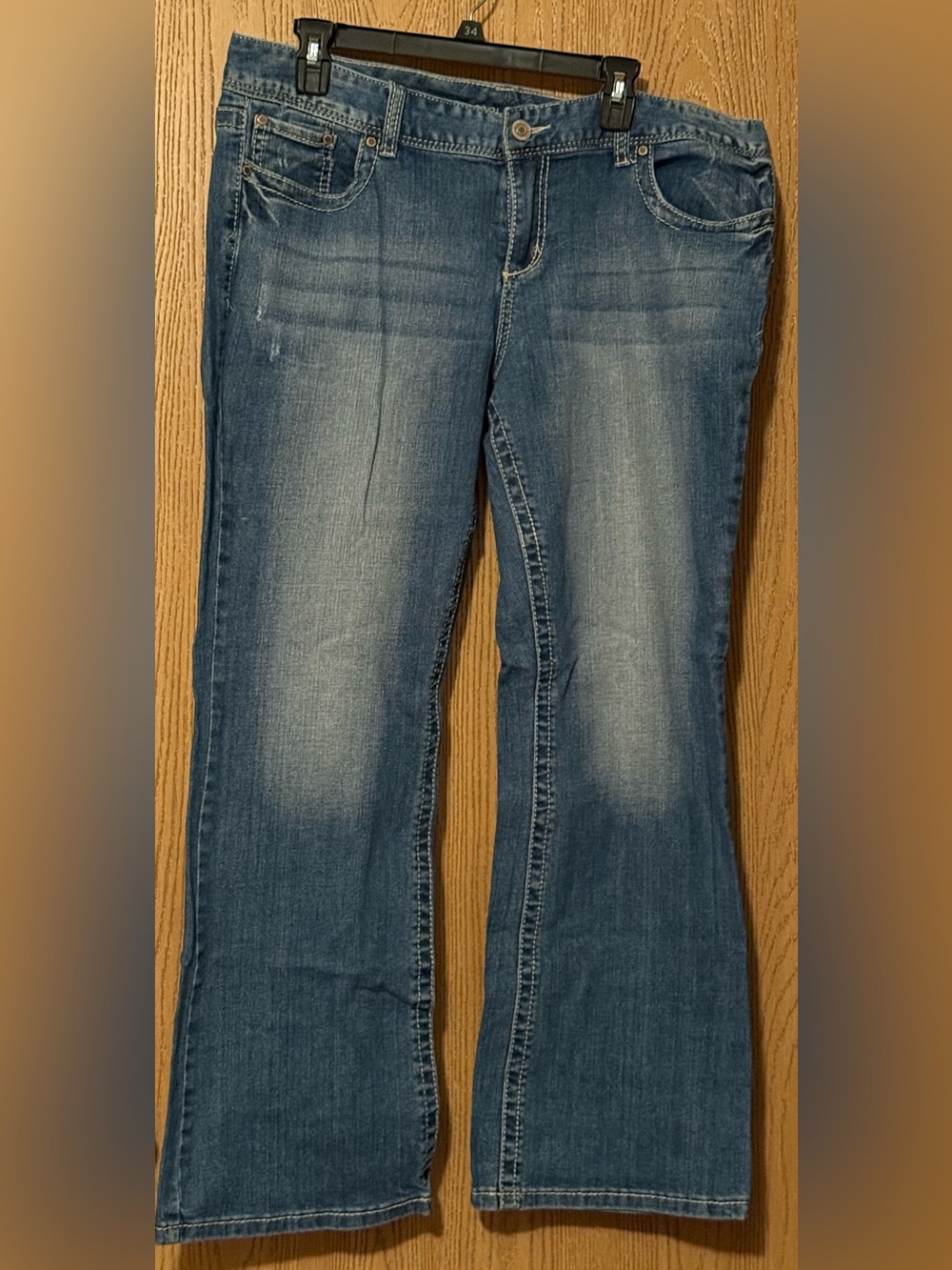 Maurices Women's Flare Jeans in Medium Blue Wash